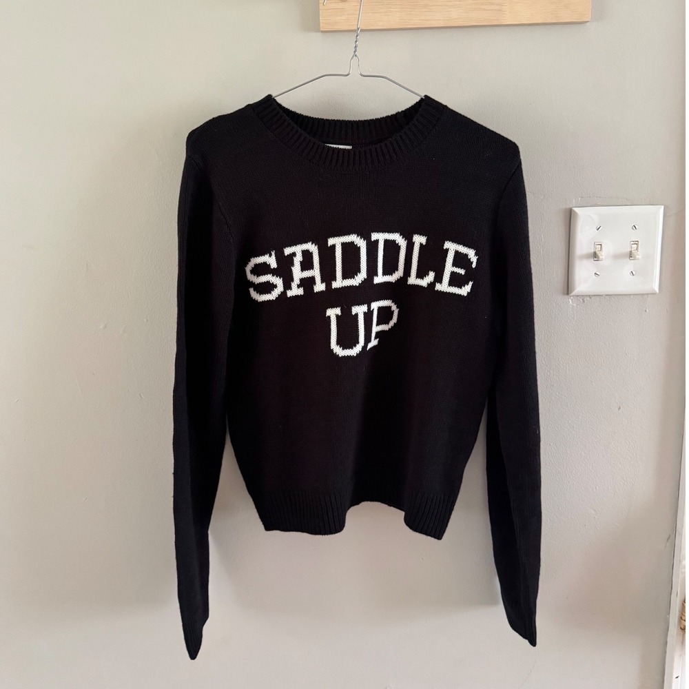 wrangler "saddle up" sweater